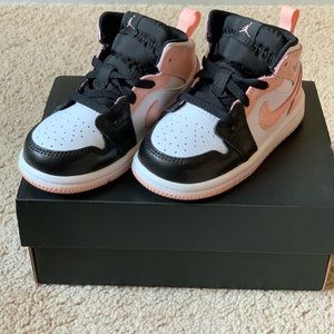Air Jordan 1 Mid - Arctic Orange - TD - Sz: 7c